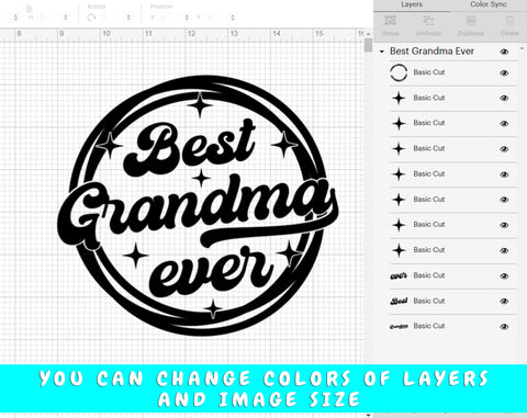 Best Grandma Ever SVG SVG HappyDesignStudio 