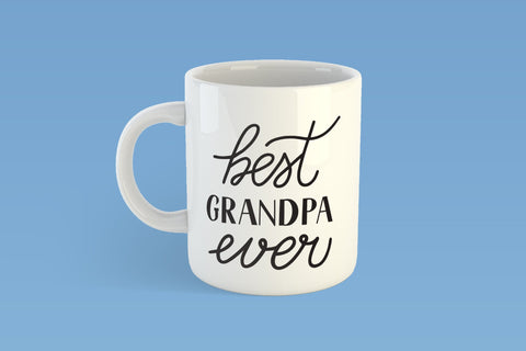 Best Grandpa Ever SVG. Grandparents Day quote SVG LaBelezoka 