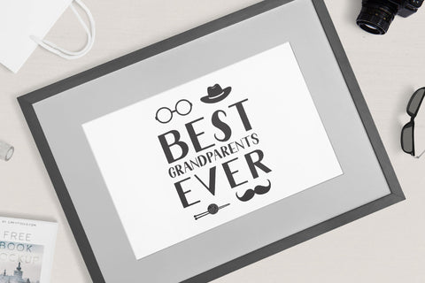 Best Grandparents Ever. Grandparents Day quote SVG LaBelezoka 