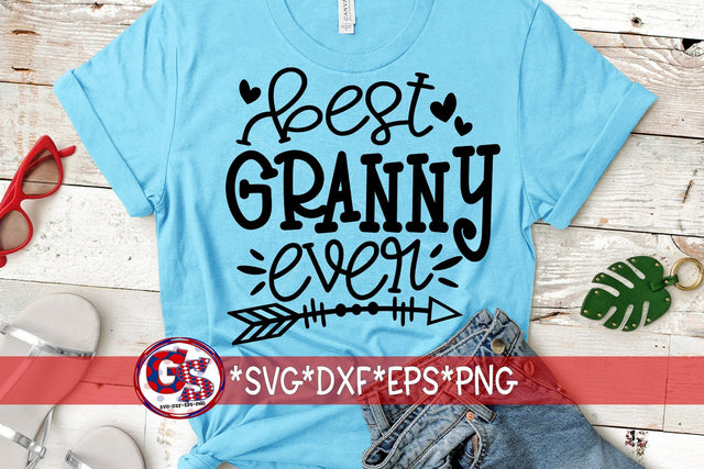 Best Granny Ever SVG DXF EPS PNG SVG Greedy Stitches 