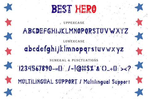 Best Hero Font Prasetya Letter 