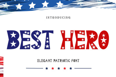 Best Hero Font Prasetya Letter 