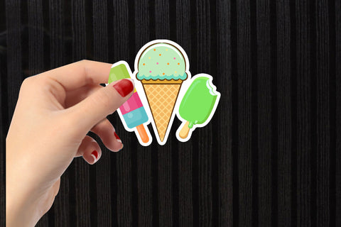 Best Ice Cream Sticker Bundle Sublimation Rupkotha 