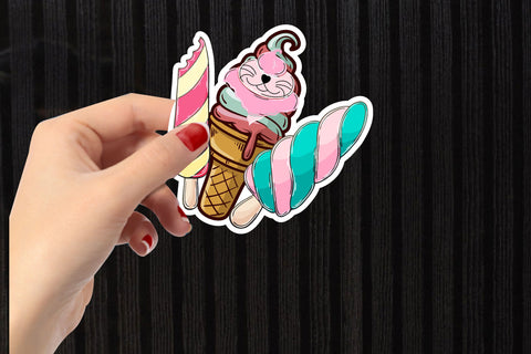 Best Ice Cream Sticker Bundle Sublimation Rupkotha 