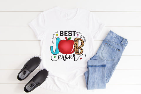 Best Job Ever, Teacher Sublimation Design Sublimation CraftLabSVG 