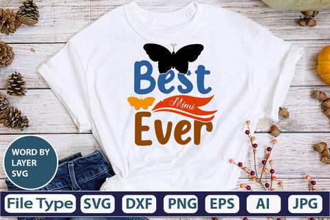 Best Mimi Ever SVG Cut File SVG DesignPlante 503 