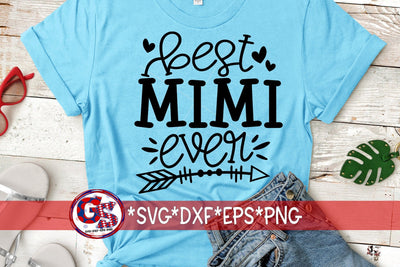 Best Mimi Ever SVG DXF EPS PNG SVG Greedy Stitches 