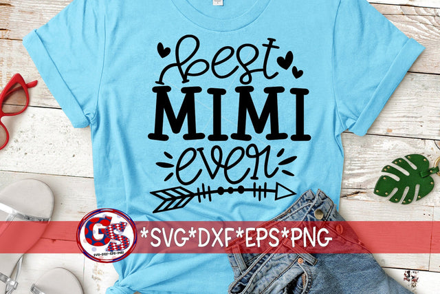 Best Mimi Ever SVG DXF EPS PNG SVG Greedy Stitches 