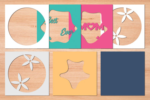 Best Mom Ever- 3D Layered Paper Cut SVG SVG Slim Studio 