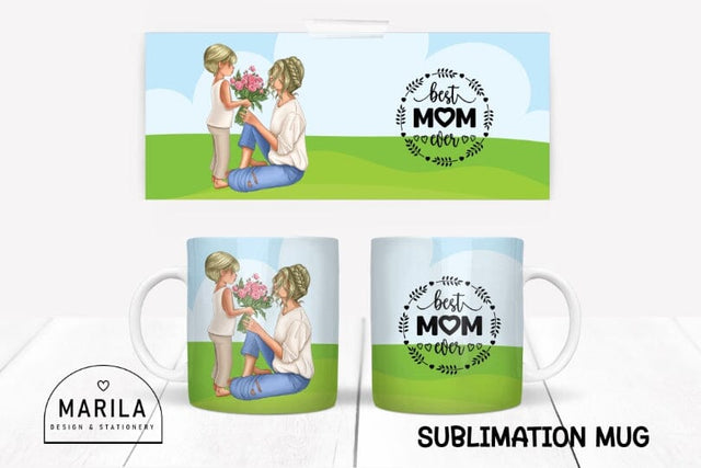 best mom ever Mug Sublimation Designs #11 Sublimation Marilakits 