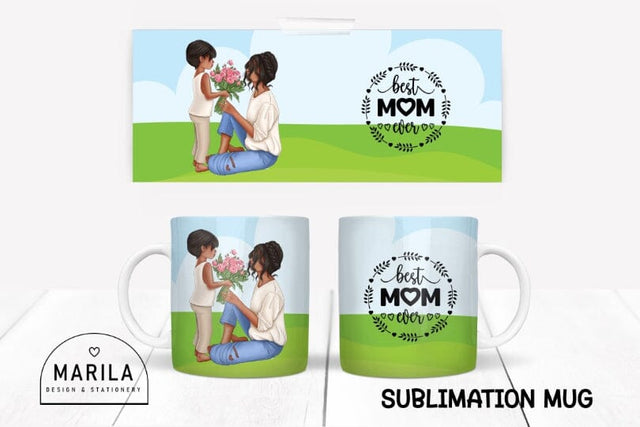 Best mom ever Mug Sublimation Designs #14 Sublimation Marilakits 