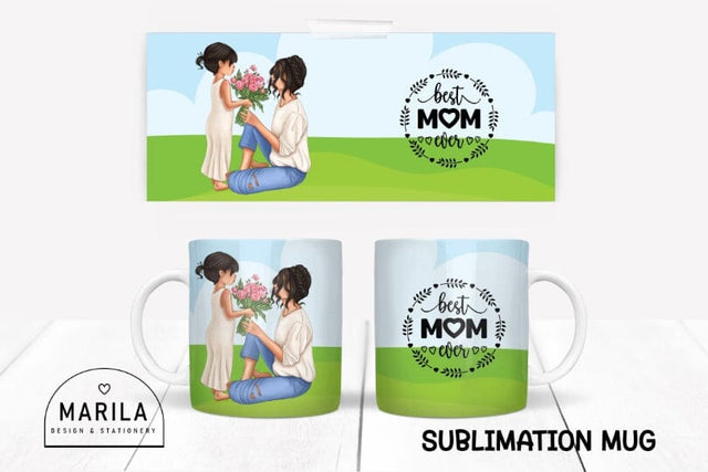 Best mom ever Mug Sublimation Designs #16 Sublimation Marilakits 