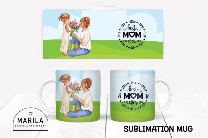 best mom ever Mug Sublimation Designs #3 Sublimation Marilakits 