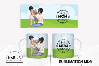 best mom ever Mug Sublimation Designs #5 Sublimation Marilakits 