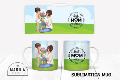 best mom ever Mug Sublimation Designs #7 Sublimation Marilakits 