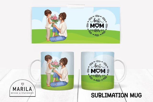 best mom ever Mug Sublimation Designs #7 Sublimation Marilakits 