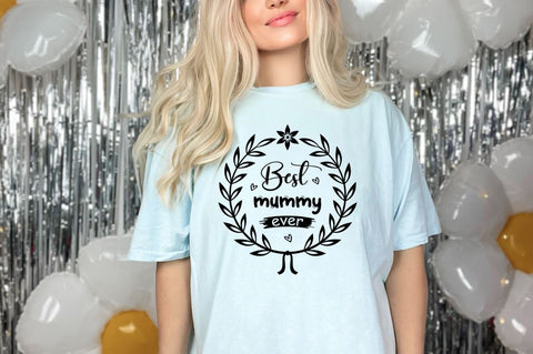 Best mom Ever Round SVG Bundle SVG DESIGNISTIC 
