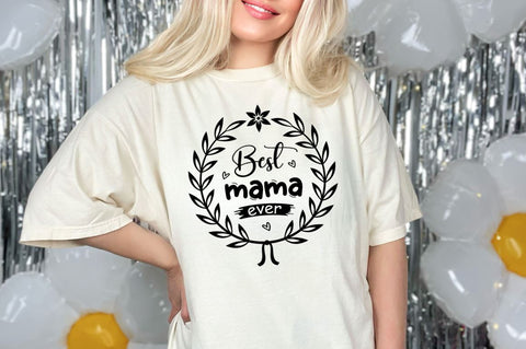 Best mom Ever Round SVG Bundle SVG DESIGNISTIC 