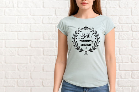 Best mom Ever Round SVG Bundle SVG DESIGNISTIC 