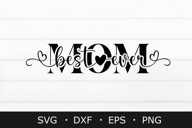 Best Mom Ever Svg, Mother's Day Tile Svg, Mom Tile Svg SVG Chamsae Studio 