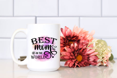 Best Mom in the World Sublimation I Mothers Day Sublimation Sublimation Happy Printables Club 