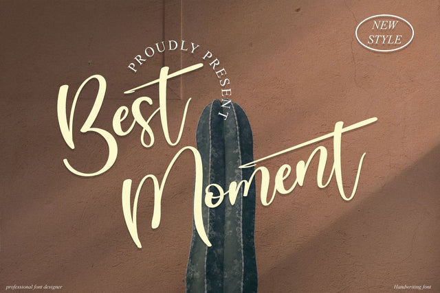 Best Moment Font Erik Studio 