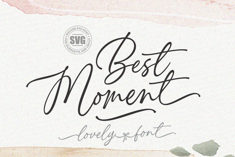 Best Moment - Signature Calligraphy Font Font Subectype Studio 