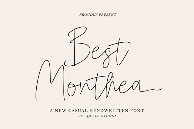 Best Monthea Font azkiyaazka026 