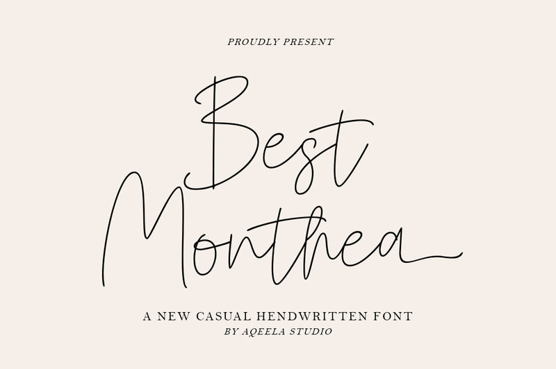 Best Monthea Font azkiyaazka026 