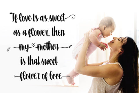 Best Mother Font Mozarella 