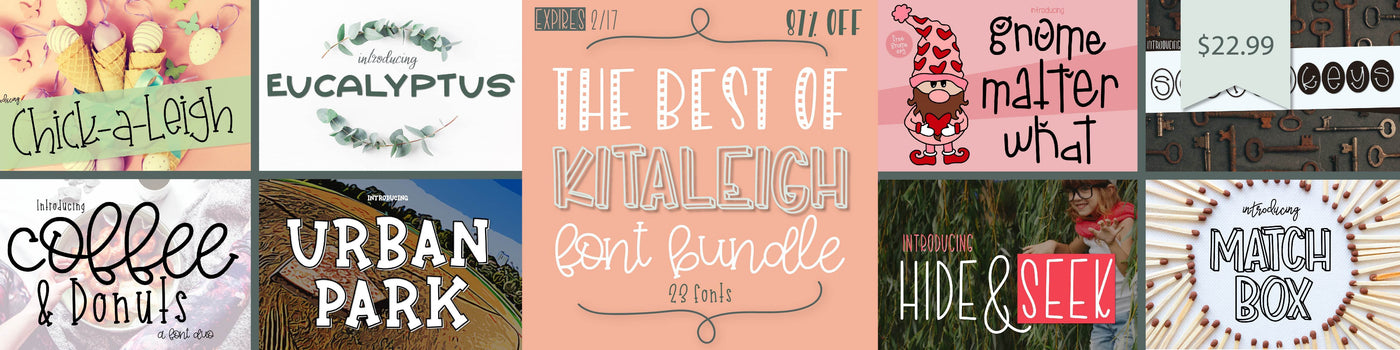 Best of Kitaleigh Fonts Bundle
