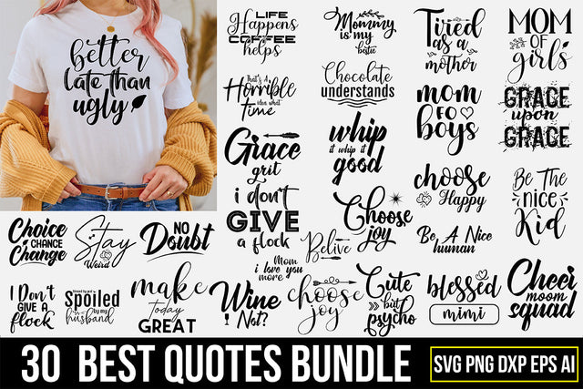 Best Quotes SVG Bundle SVG nirmal108roy 