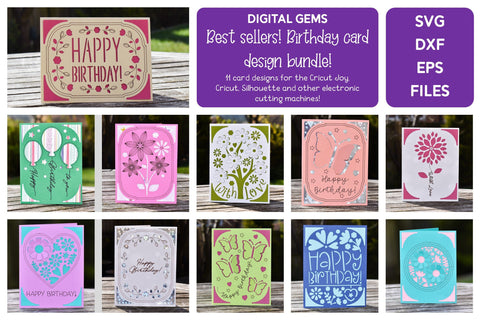 Best seller card bundle SVG Digital Gems 