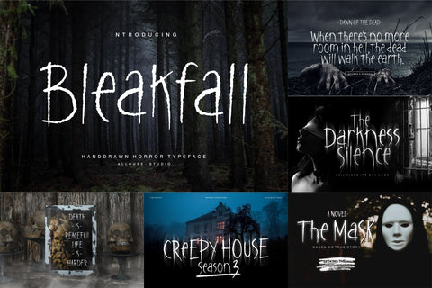 Best Seller Halloween Font Bundle Vol. I Font Allouse.Studio 