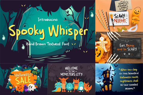 Best Seller Halloween Font Bundle Vol. I Font Allouse.Studio 