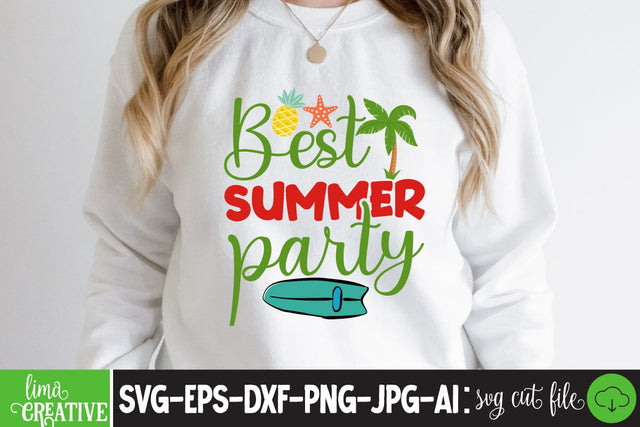 Best Summer Party SVG Cute File SVG Insomnia Std 