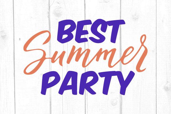 Best Summer Party Svg SVG cricutfilesmg 