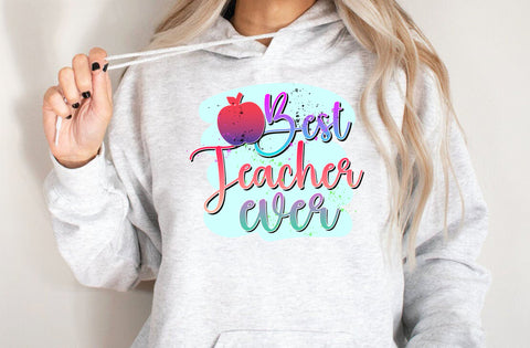 Best Teacher Ever, Sublimation instant digital download, teachers appreciation gift, cute fun template digital png, teacher gift design png. Sublimation MD mominul islam 