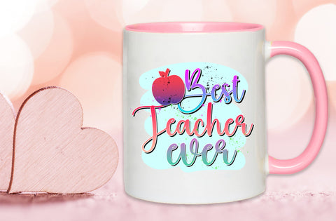 Best Teacher Ever, Sublimation instant digital download, teachers appreciation gift, cute fun template digital png, teacher gift design png. Sublimation MD mominul islam 