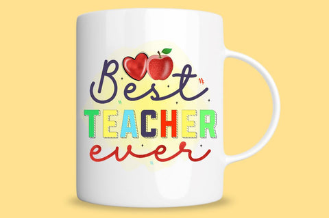 Best teacher ever Sublimation PNG Sublimation Regulrcrative 