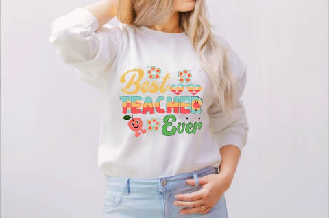 best teacher ever Sublimation SVGArt 