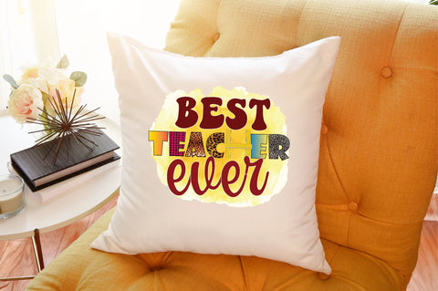 best teacher ever Sublimation SVGArt 