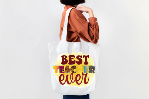 best teacher ever Sublimation SVGArt 