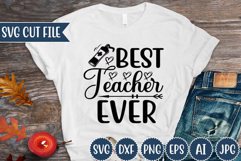 Best Teacher Ever svg Design SVG Angelina750 
