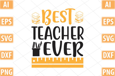 best teacher ever SVG SVGista 