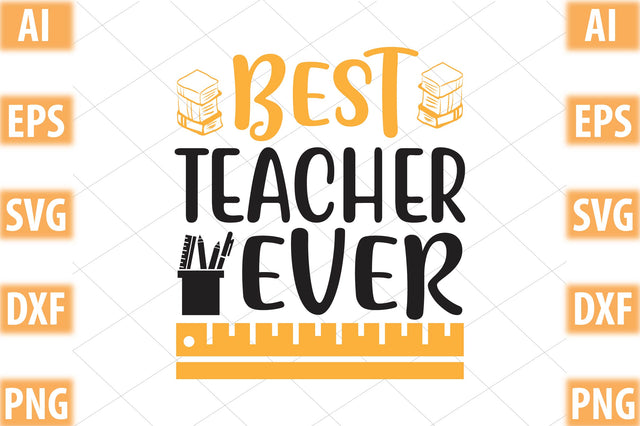 best teacher ever SVG SVGista 