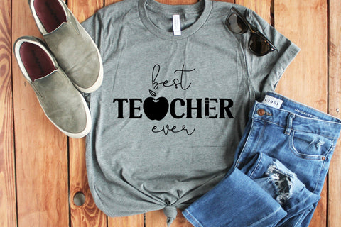 Best Teacher Ever | Teacher SVG Design SVG CraftLabSVG 