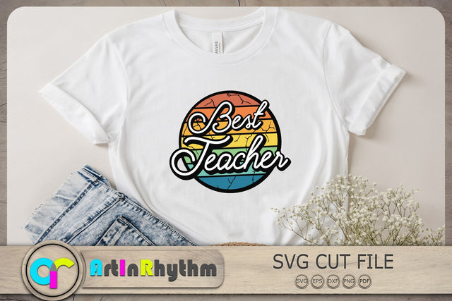 Best Teacher Svg, School Svg, Teacher Svg SVG Artinrhythm shop 