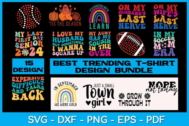 Best Trending T-Shirt Design Bundle SVG Creativedesigntee 