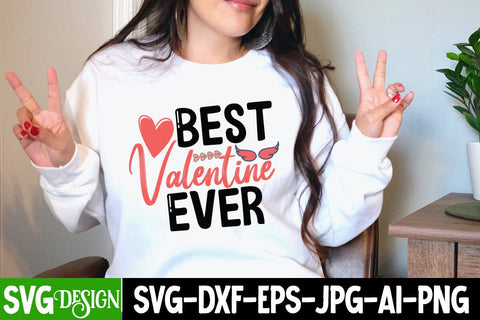 Best Valentine Ever SVG Cut File SVG BlackCatsMedia 